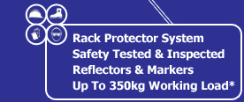 Our Glass Racks are fitted as standard with the Rack Protector System. They are Safety Tested and Inspected. Reflectors and Markers are fitted. Plus a SWL of 350kgs is available